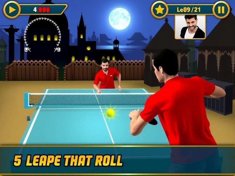 Bollywood Ping Pong Sensation Game Screenshot